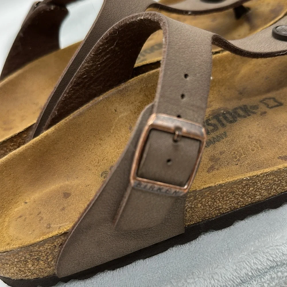Birkenstock Gizeh Oiled Leather Sandals Women’s 38/US 7 to 7.5 - Picture 8 of 10